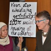 City Manager Penny Ballem deflecting questions
